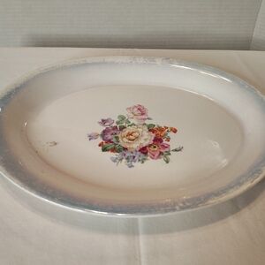 Floral Ceramic Dinner Plate